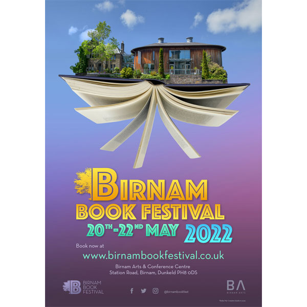 Birnam Book Festival poster 2022 Birnam Book Festival
